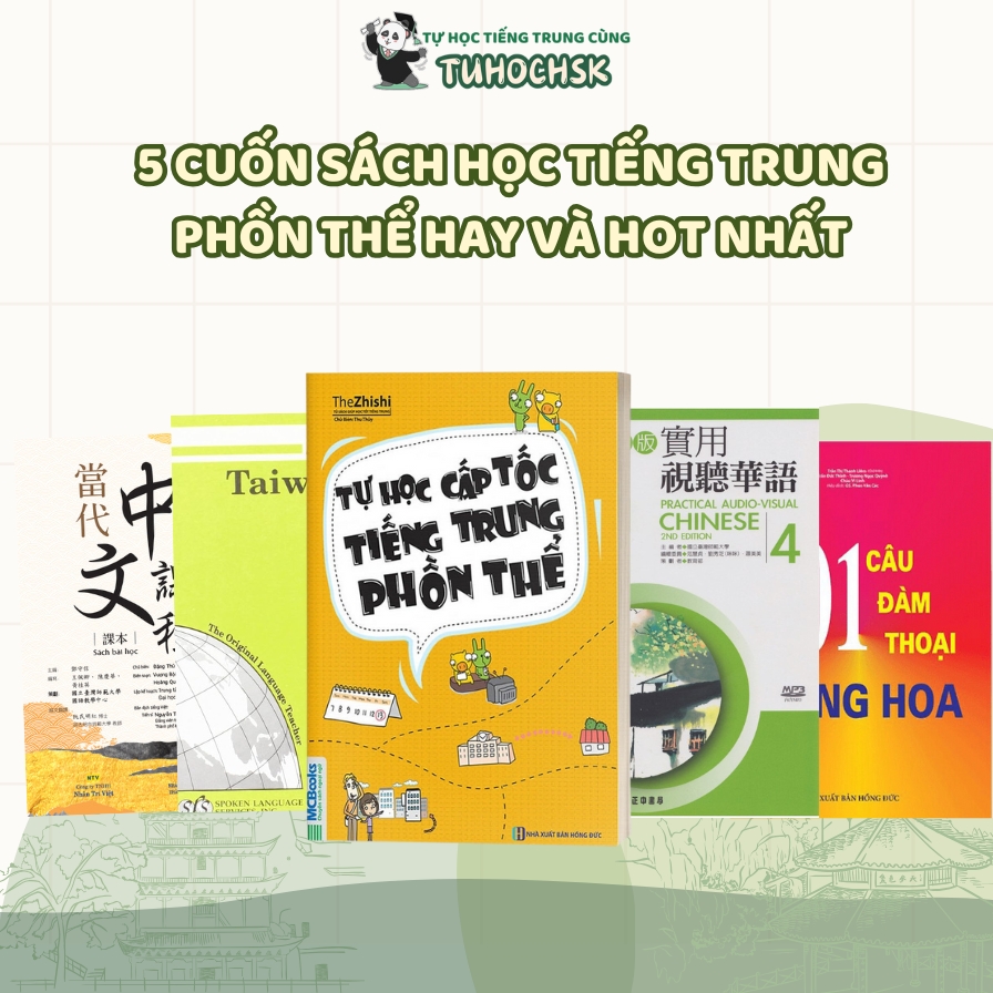 5 cuốn sách học tiếng Trung phồn thể hay và hot nhất