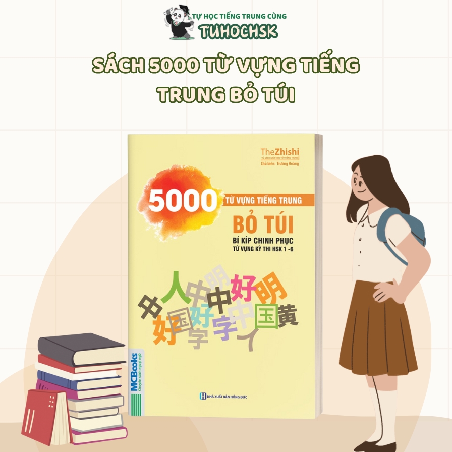 Sách 5000 từ vựng tiếng Trung bỏ túi
