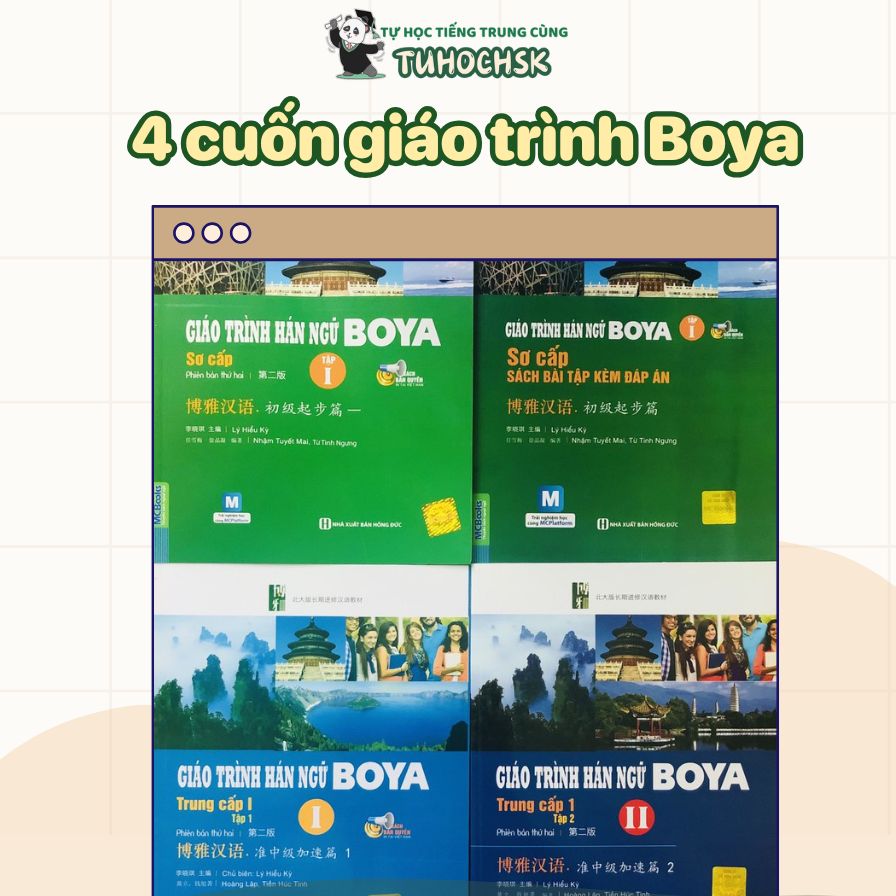 4 cuốn giáo trình Boya