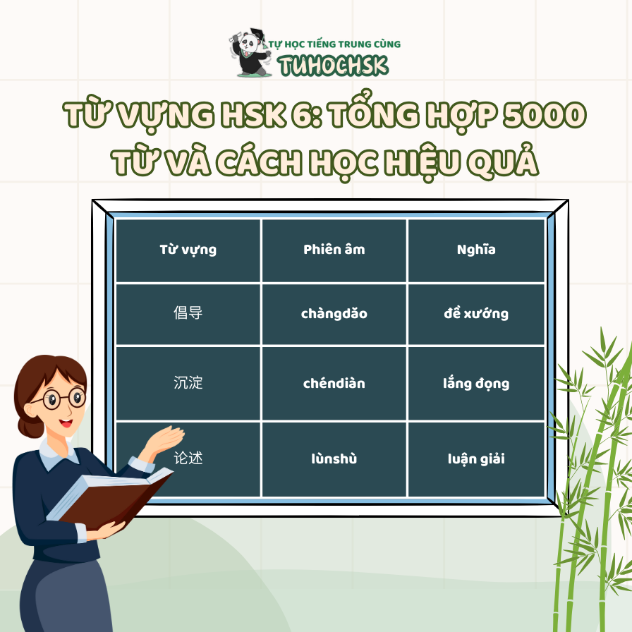Từ vựng HSK 6: Tổng hợp 5000 từ và cách học hiệu quả
