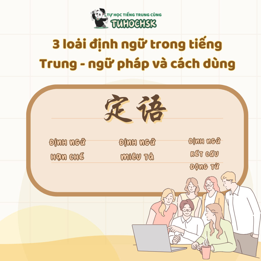 3 loại định ngữ trong tiếng Trung - ngữ pháp và cách dùng