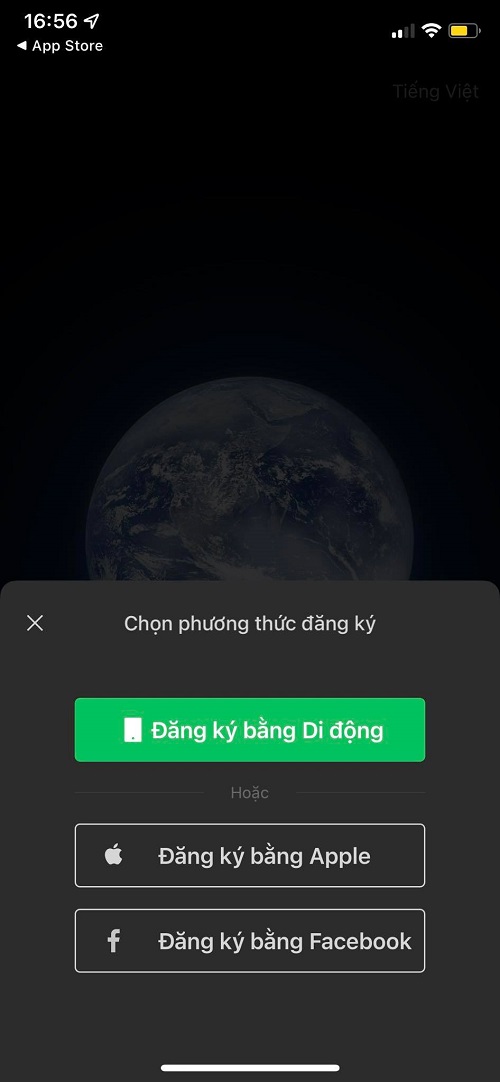 Cách đăng ký WeChat trên iPhone